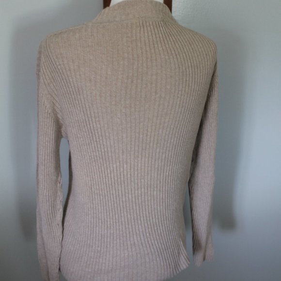 4/$20 Croft & Barrow Mock-Neck Sweater - Picture 2 of 4